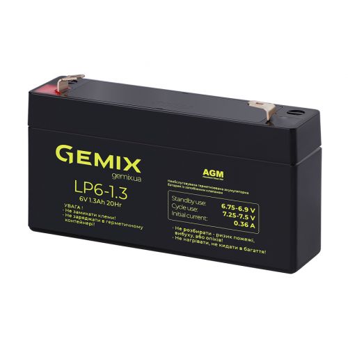 Аккумуляторная батарея Gemix LP6-1.3 (00320031) - фото 2