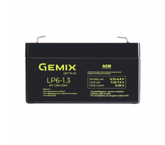Аккумуляторная батарея Gemix LP6-1.3 (00320031)
