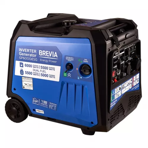 Гибридный инверторный генератор BREVIA GP6000iESG - фото 1