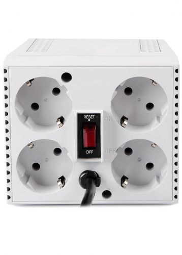 Стабилизатор напряжения Powercom TCA-1200 White 4xEURO - фото 3
