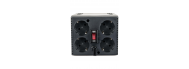 Стабилизатор напряжения Powercom TCA-600 Black 4*Schuko - фото 2