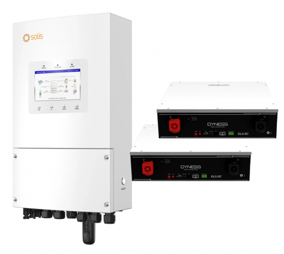 Система бесперебойного питания 6 кВт (10.24 кВт*ч)  Solis S6-EH1P6K-L-PLUS + АКБ Dyness DLC5.0C - фото 1