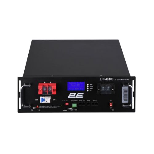 Аккумуляторная батарея 2E LFP48100 48V/100Ah 19&Prime; LCD 16S (2E-LFP48100-LCD) - фото 2