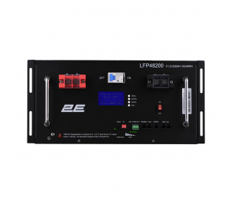 Аккумуляторная батарея 2E LFP48100 48V/200Ah 19″ LCD 16S (2E-LFP48200-LCD)