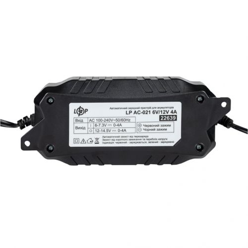 Зарядний пристрій для АКБ LogicPower AC-021 6V/12V 4A - фото 4
