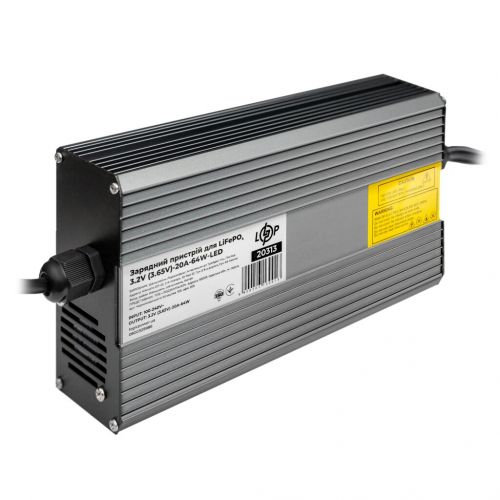 Зарядний пристрій для акумуляторів LogicPower LiFePO4 3.2V (3.65V)-20A-64W-LED - фото 4