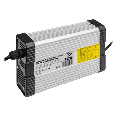 Зарядний пристрій для акумуляторів LogicPower LiFePO4 48V (58.4V)-10A-480W-LED - фото 4