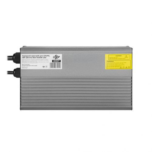 Зарядное устройство для аккумуляторов LogicPower LiFePO4 48V (58.4V)-30A-1440W-LED - фото 1