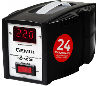 Стабилизатор напряжения Gemix GX-500D.350W