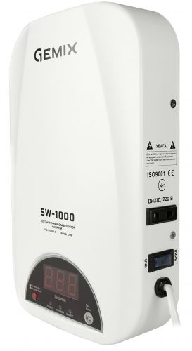 Стабилизатор напряжения Gemix SW-1000 - фото 3