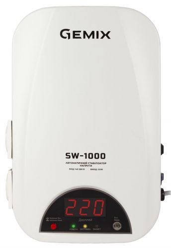 Стабилизатор напряжения Gemix SW-1000 - фото 1