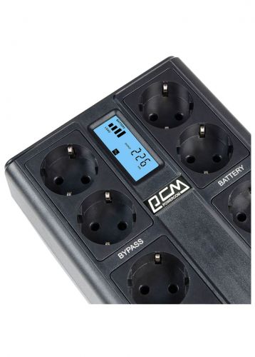 ИБП Powercom CUB-1000N LCD - фото 3