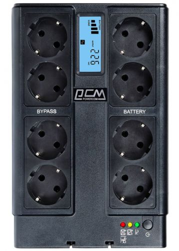ИБП Powercom CUB-1000N LCD - фото 1
