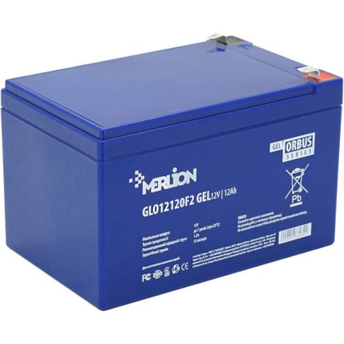 Аккумуляторная батарея MERLION ORBUS GLO12120F2 12 V 12 Ah (38032) - фото 1