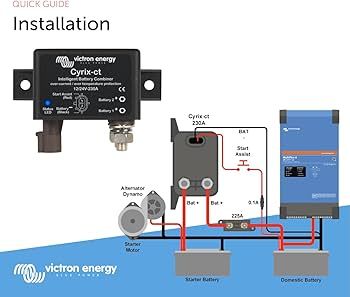 Блок об'єднання батарей Victron Energy Cyrix-ct 12/24V-230A - фото 3