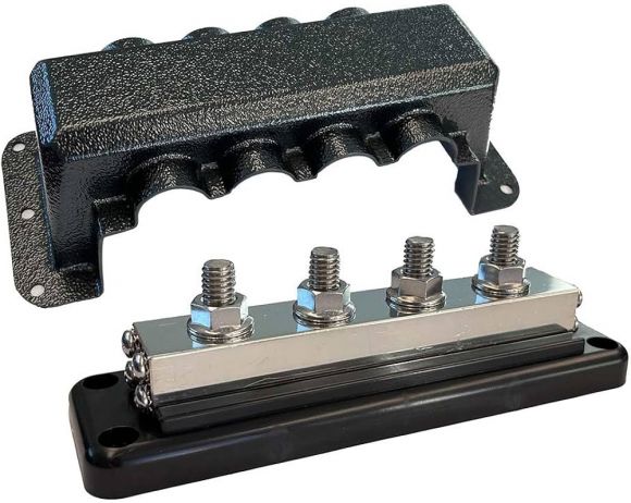 Шинопровод Victron Energy Busbar 600A 4P (4 основных точки подключения, 8 для маломощных устройств) - фото 2