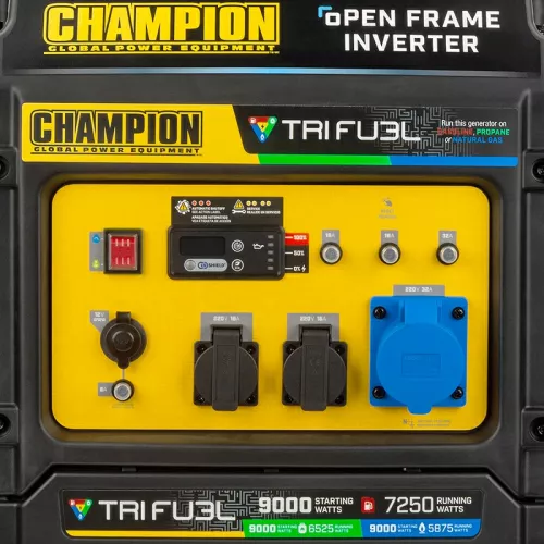 Инверторный генератор CHAMPION C9000iE Tri Fuel (501176-UA) - фото 10