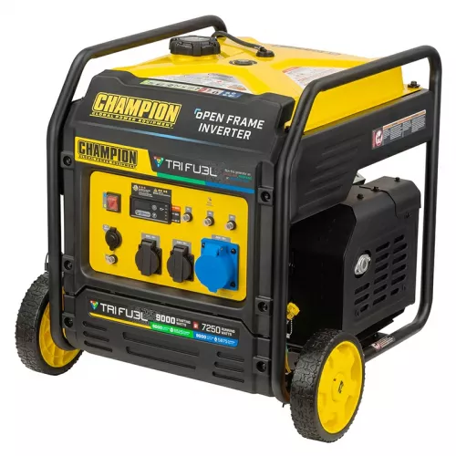 Инверторный генератор CHAMPION C9000iE Tri Fuel (501176-UA) - фото 1
