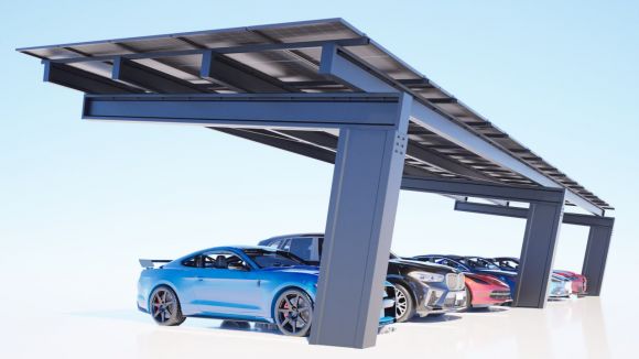 Навес для авто (Карпорт) Pillar Model Blade "L-type" - фото 2