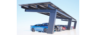 Навес для авто (Карпорт) Pillar Model Blade "L-type" - фото 2
