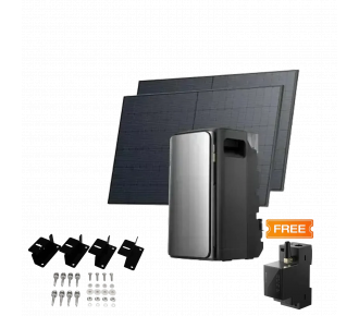 Комплект EcoFlow STREAM ULTRA/Solar Panel 2*400/Cистема кріплень EcoFlow Rigid Solar Panel Mounting Feet/Розумний лічильник Smart Meter