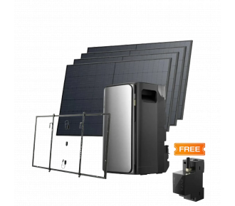 Комплект EcoFlow STREAM ULTRA/Solar Panel 4*400 з кріпленнями Balcony Hook Kit/Розумний лічильник Smart Meter