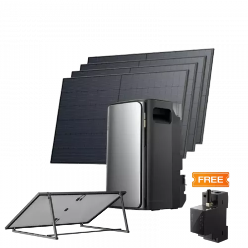 Комплект EcoFlow STREAM ULTRA/Solar Panel 4*400/Регульований кронштейн для сонячних панелей/Розумний лічильник Smart Meter - фото 1