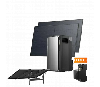 Комплект EcoFlow STREAM ULTRA/Solar Panel 2*400/Сонячний трекер EcoFlow Single Axis Solar Tracker/Розумний лічильник Smart Meter