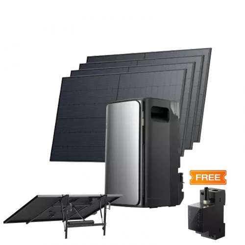 Комплект EcoFlow STREAM ULTRA/Solar Panel 4*400/Сонячний трекер EcoFlow Single Axis Solar Tracker/Розумний лічильник Smart Meter - фото 1