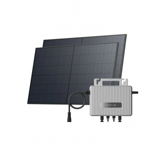 Комплект EcoFlow STREAM Microinverter + 2 x 520W Rigid Solar Panel Combo Bundle
