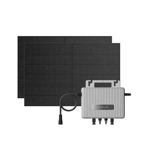 Комплект EcoFlow STREAM Microinverter + 2 x 400W Rigid Solar Panel Combo Bundle - фото 1