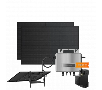 Комплект EcoFlow STREAM Microinverter/2*400W Rigid Solar Panel Combo/Розумний лічильник Smart Meter/Автоматичний сонячний трекер EcoFlow Single Axis Solar Tracker