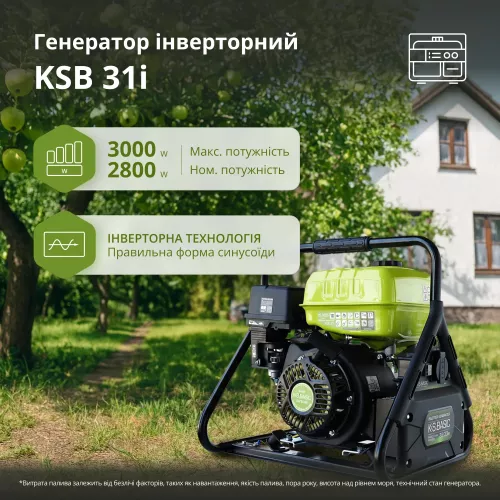 Генератор інверторний Konner&amp;Sohnen KSB 31i - фото 9