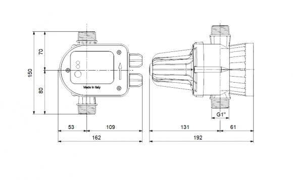 Реле тиску Grundfos PM Start 93225650 - фото 2