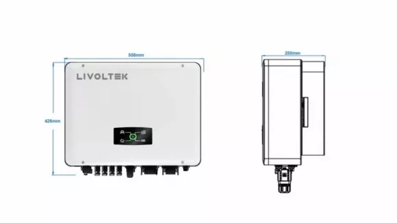 Інвертор гібридний Livoltek HP3-25KD1 - фото 2
