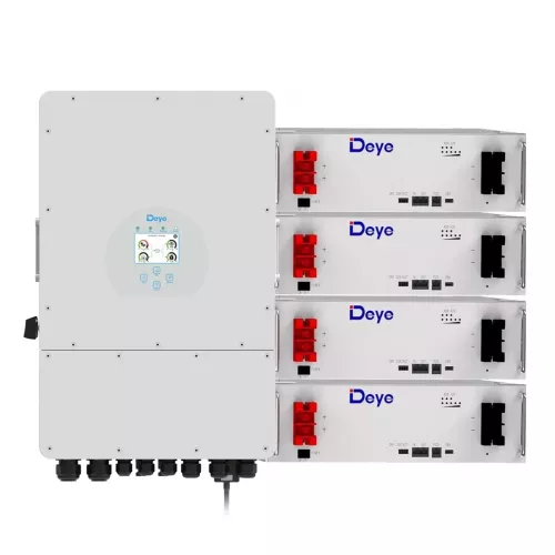 Система бесперебойного питания DEYE SUN-12K-SG04LP3-EU-4DE20.48K-LFP 12000W 20.48kh 4BAT LiFePO4 - фото 1