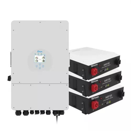 Система безперебійного живлення DEYE SUN-10K-SG04LP3-EU-3DY14.4K-LFP-W 10kW 14.4kWh 3BAT LiFePO4 - фото 1