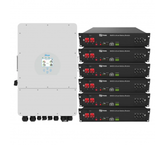 Система безперебійного живлення Deye SUN-5K-SG03LP1-EU-4DY9.6K-LFP 5kW 9.6kWh 4BAT LiFePO4