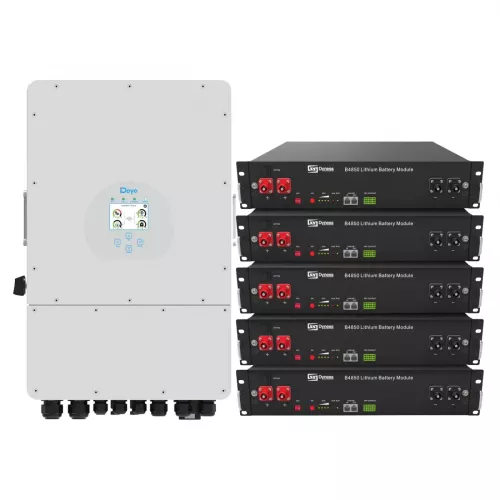 Система бесперебойного питания Deye SUN-6K-SG03LP1-EU-5DY12K-LFP 6kW 12kWh 5BAT LiFePO4 - фото 1