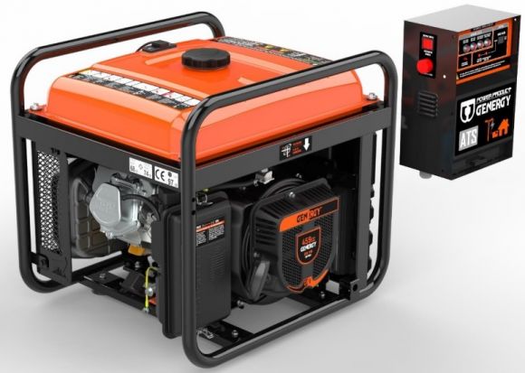 Генератор инверторный GENERGY Creta + отдельный блок ATS, 7.5кВт - фото 2