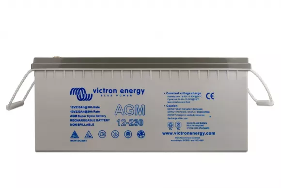 Аккумуляторная батарея Victron Energy 12V/230Ah AGM Super Cycle (M8) (BAT412123081) - фото 1