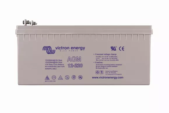 Аккумуляторная батарея Victron Energy 12V/220Ah AGM Deep Cycle (M8) (BAT412201085) - фото 1