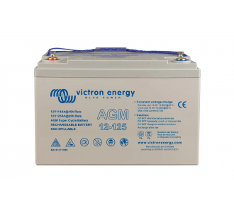 Аккумуляторная батарея Victron Energy 12V/125Ah AGM Super Cycle (M8) (BAT412112081) Аккумуляторная батарея Victron Energy 12V/125Ah AGM Super Cycle (M8) (BAT412112081)