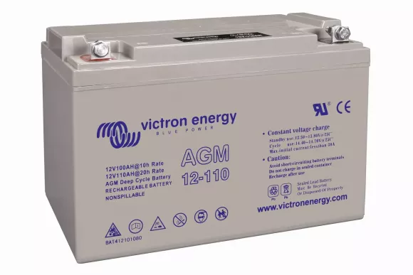 Аккумуляторная батарея Victron Energy 12V/110Ah AGM Deep Cycle (BAT412101084) - фото 4