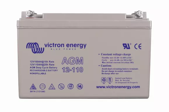 Аккумуляторная батарея Victron Energy 12V/110Ah AGM Deep Cycle (BAT412101084) - фото 1