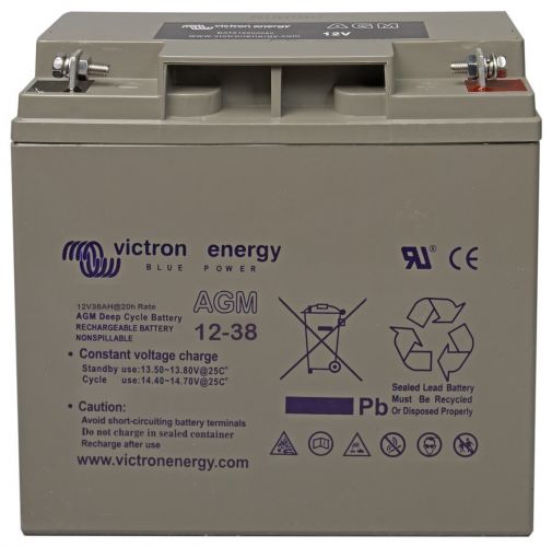 Аккумуляторная батарея Victron Energy 12V/38Ah AGM Deep Cycle (BAT412350084) - фото 1