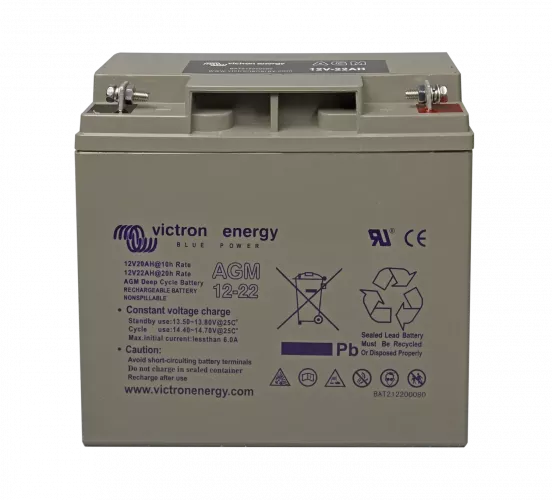 Аккумуляторная батарея Victron Energy 12V/22Ah AGM Deep Cycle (BAT212200084) - фото 1