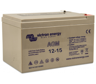 Аккумуляторная батарея Victron Energy 12V/15Ah AGM Super Cycle (Faston 6.3x0.8mm) (BAT412015080)