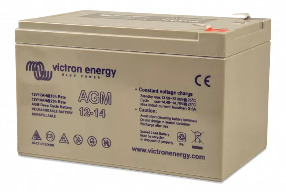 Аккумуляторная батарея Victron Energy 12V/14Ah AGM Deep Cycle (BAT212120086) - фото 3