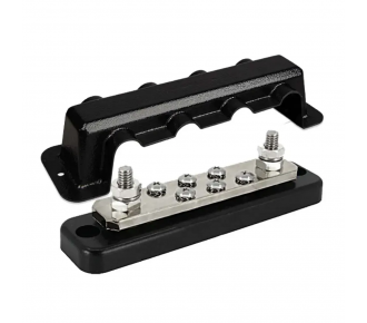 Шинопровід Victron Energy Busbar 250A 2P з 6 гвинтами і кришкою (VBB125020620)